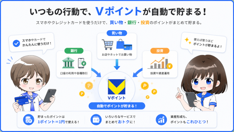 Vポイント貯めるコツ
