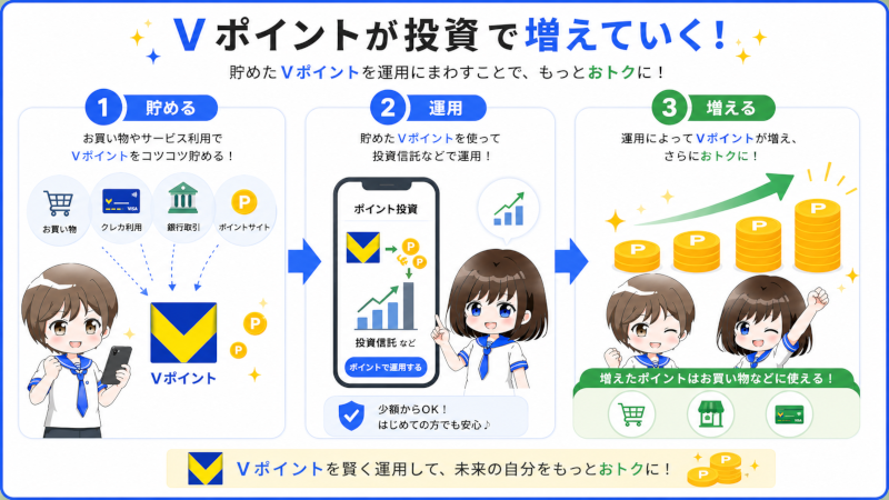 Vポイントを増やす方法